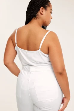 Singlet med tynne skulderstropper
