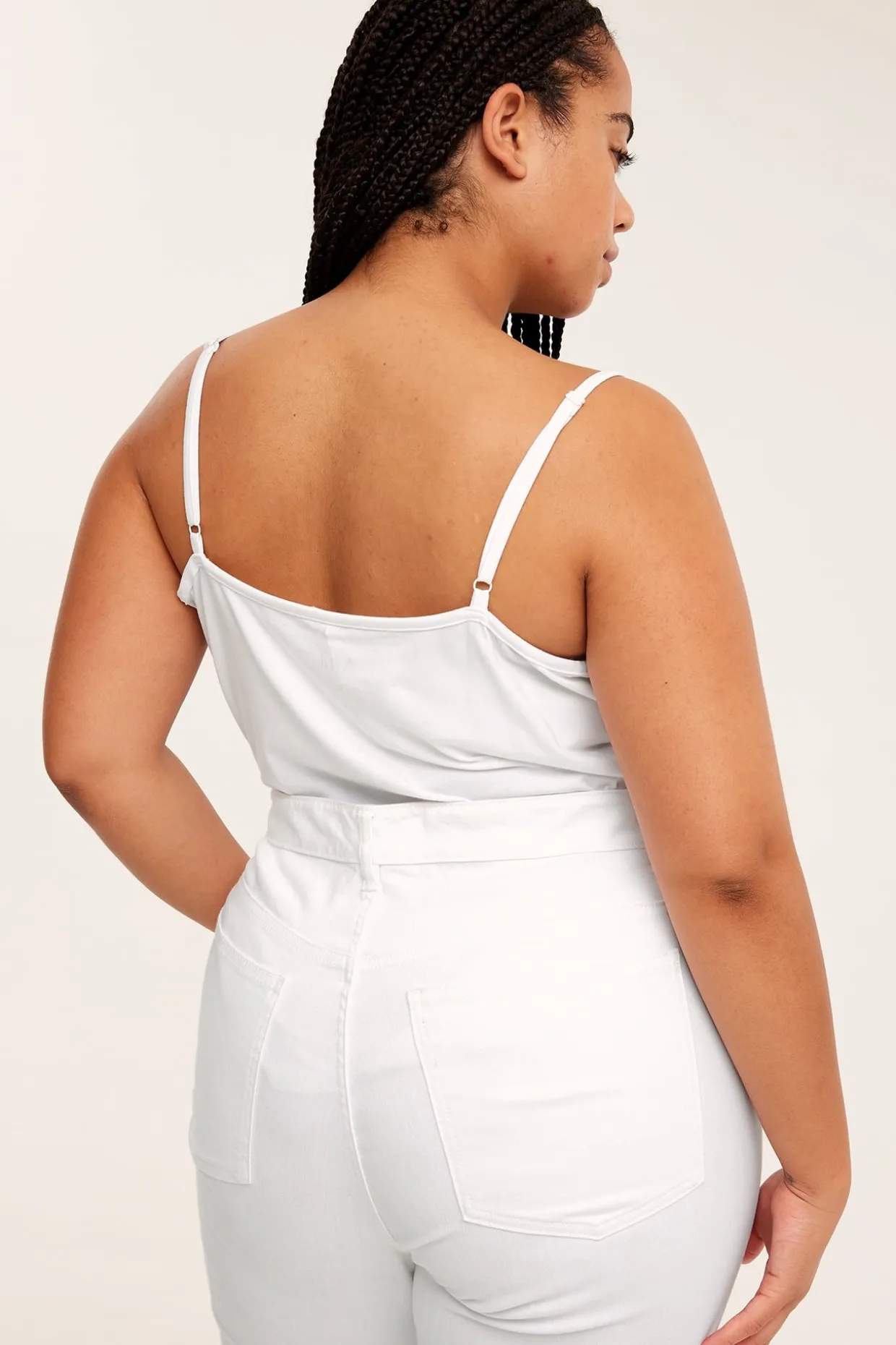 Singlet med tynne skulderstropper
