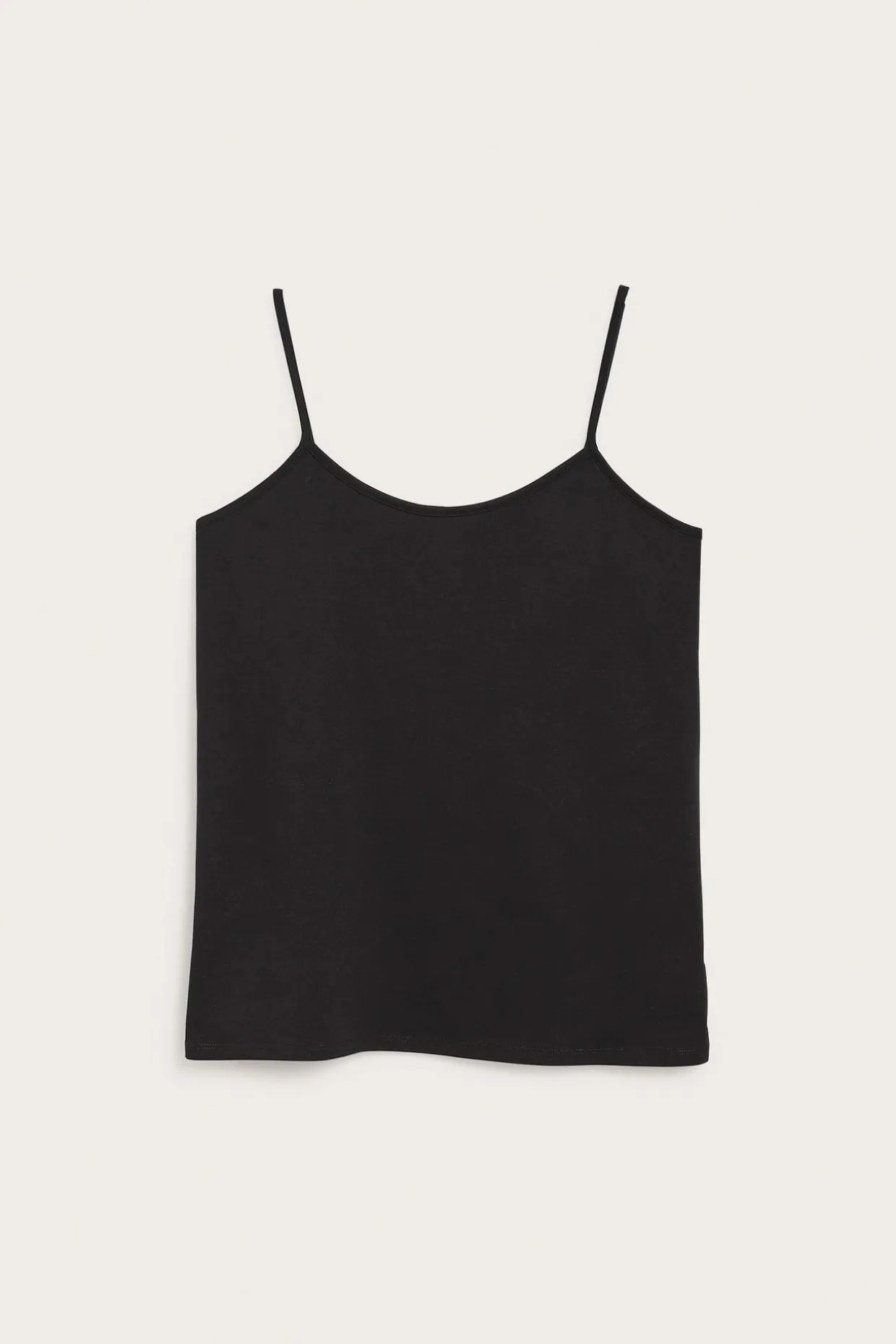 Singlet med tynne skulderstropper