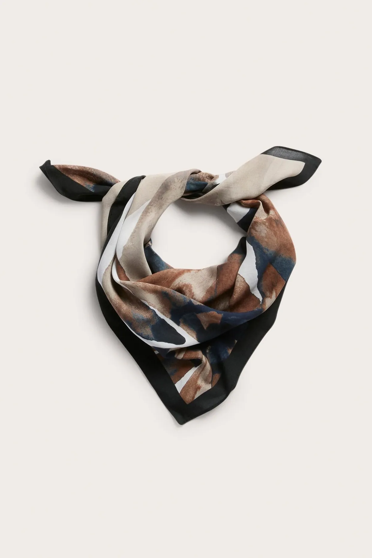 Skjerf med print