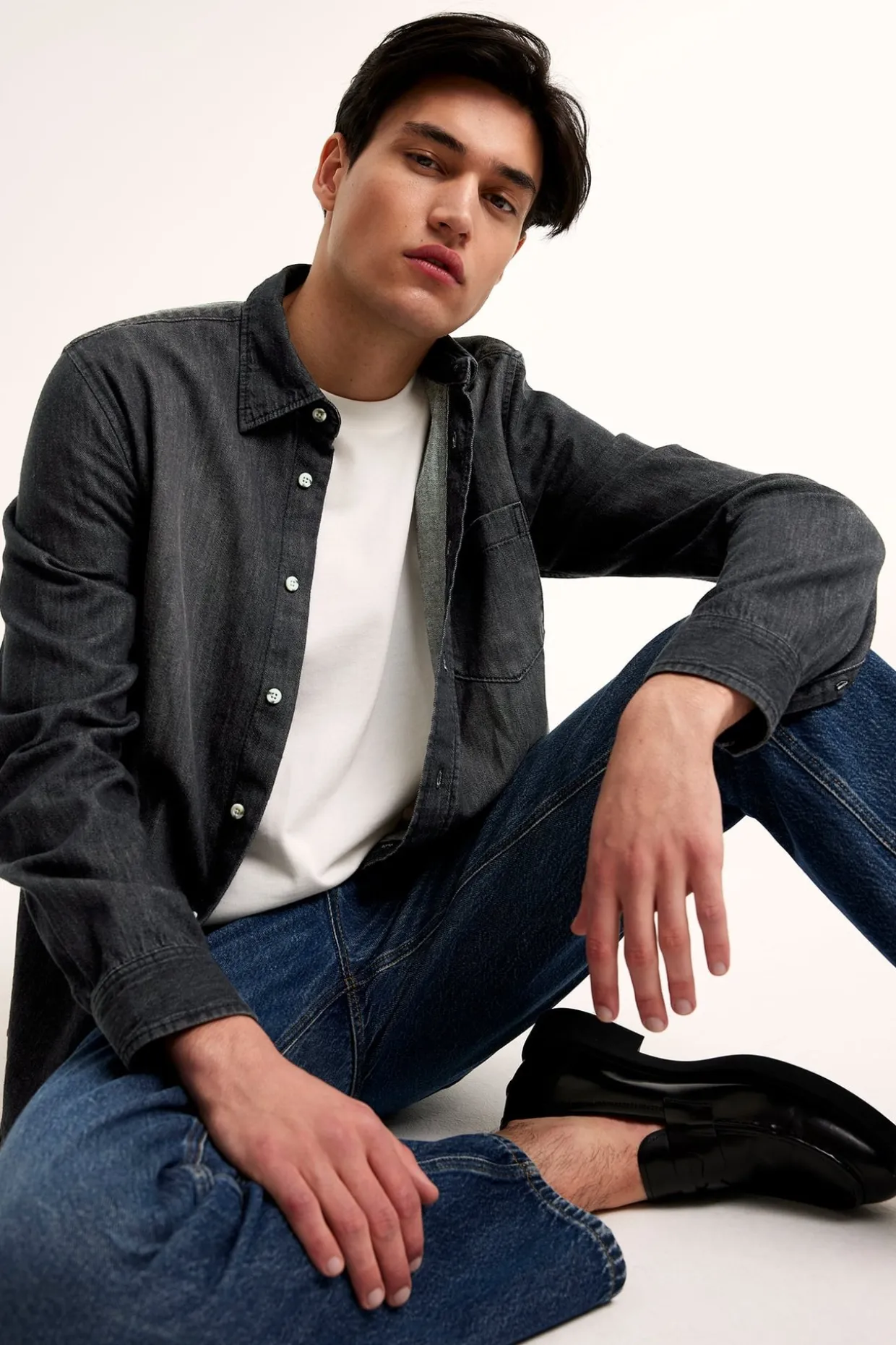 Skjorte i denim