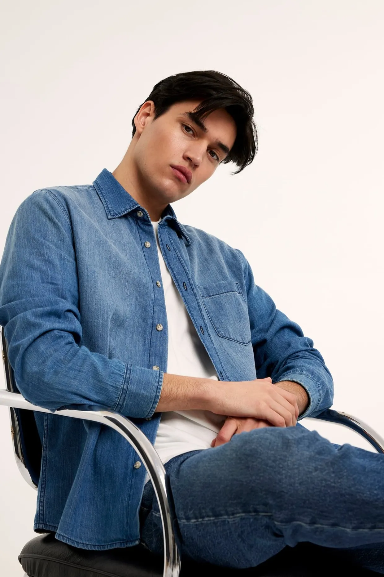 Skjorte i denim