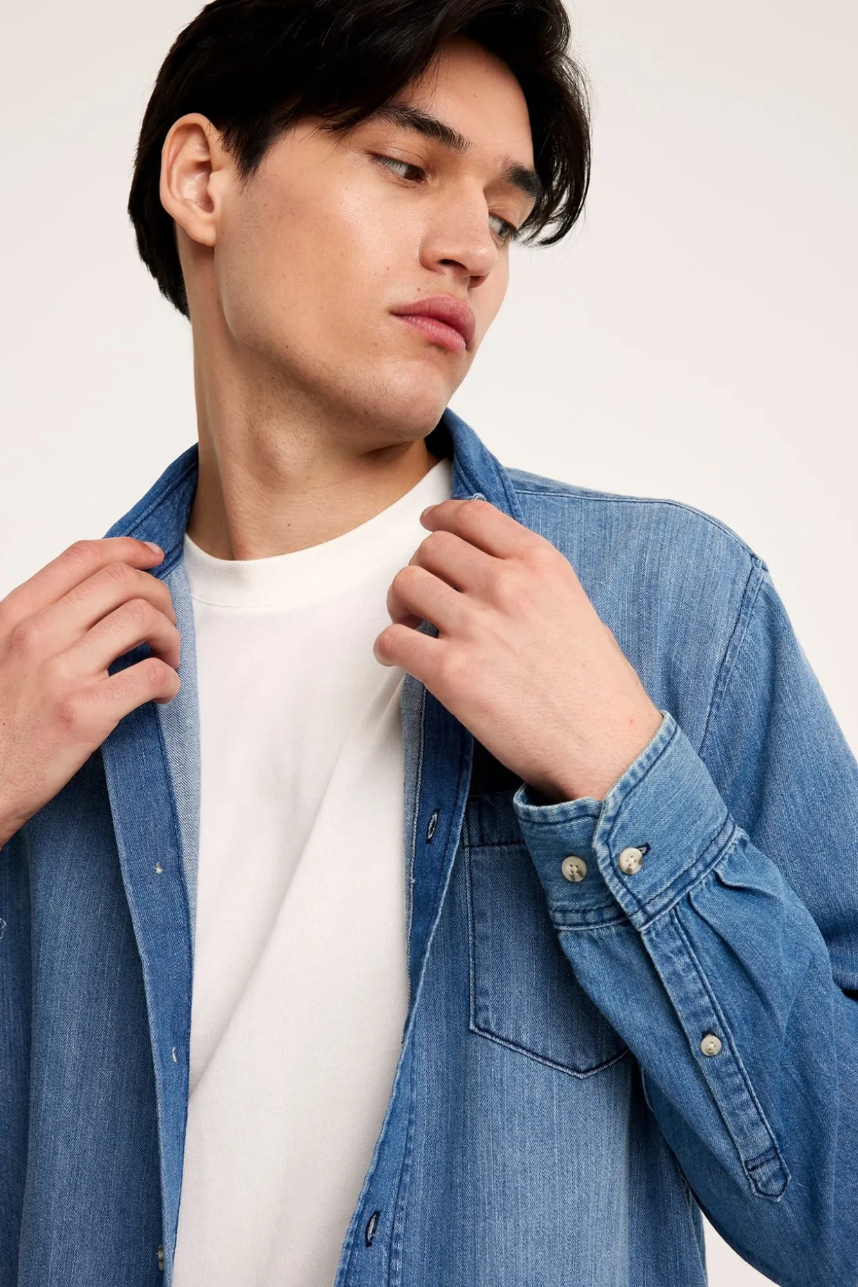 Skjorte i denim