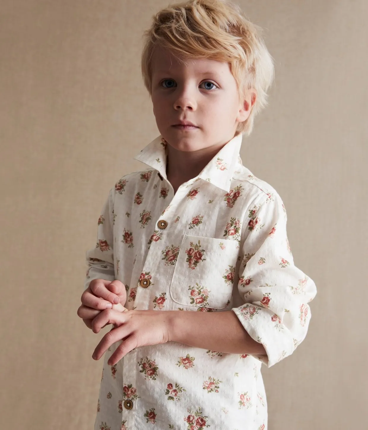 Skjorte | Offwhite | Barn | Newbie