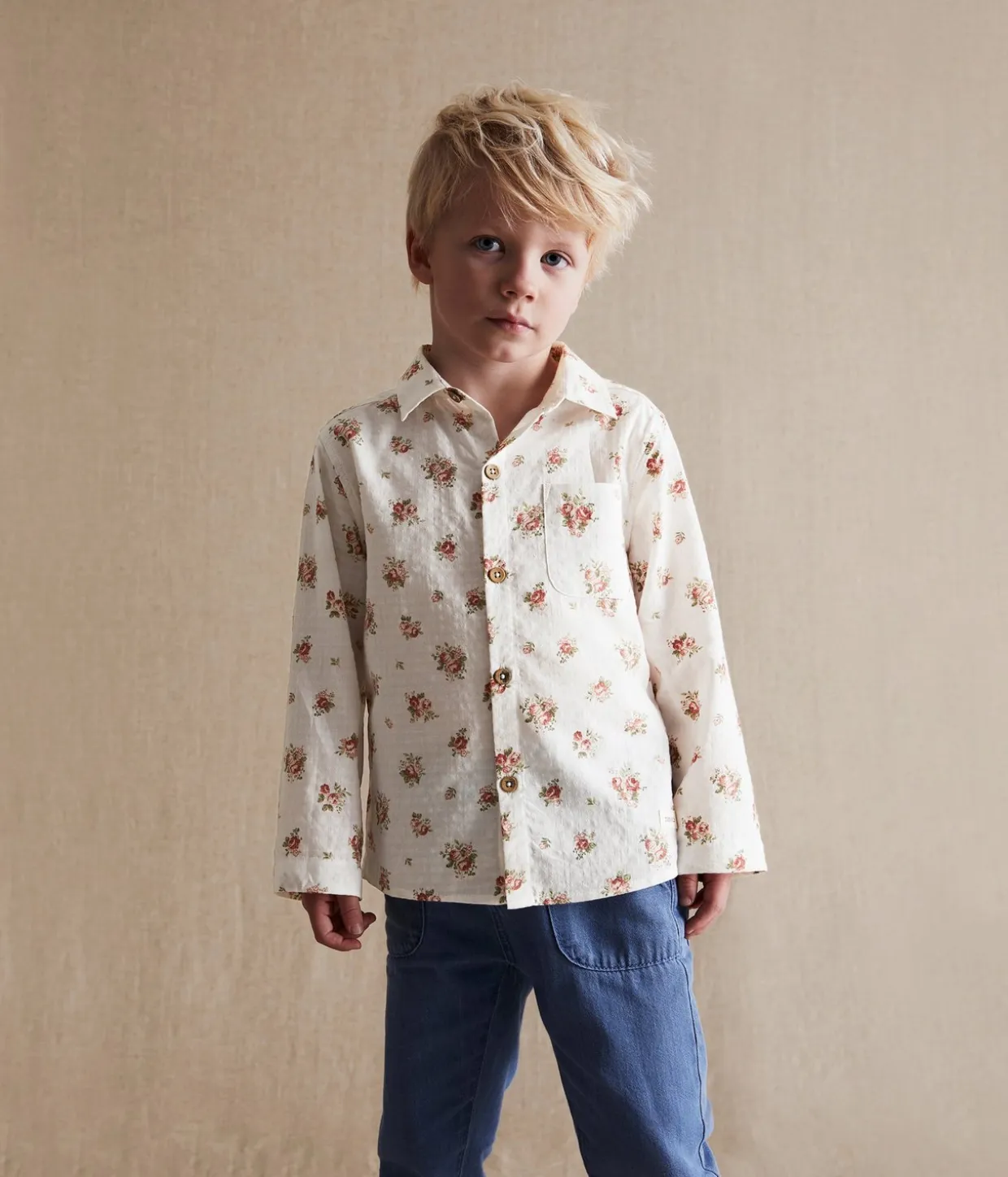 Skjorte | Offwhite | Barn | Newbie
