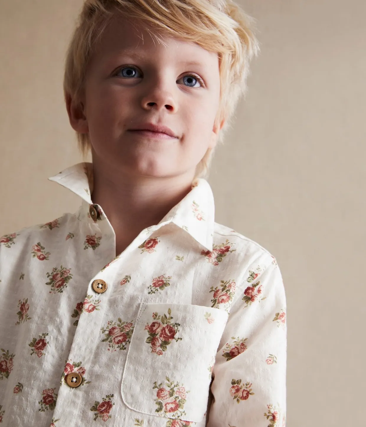 Skjorte | Offwhite | Barn | Newbie