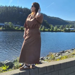 Skjørt i mokkaimitasjon