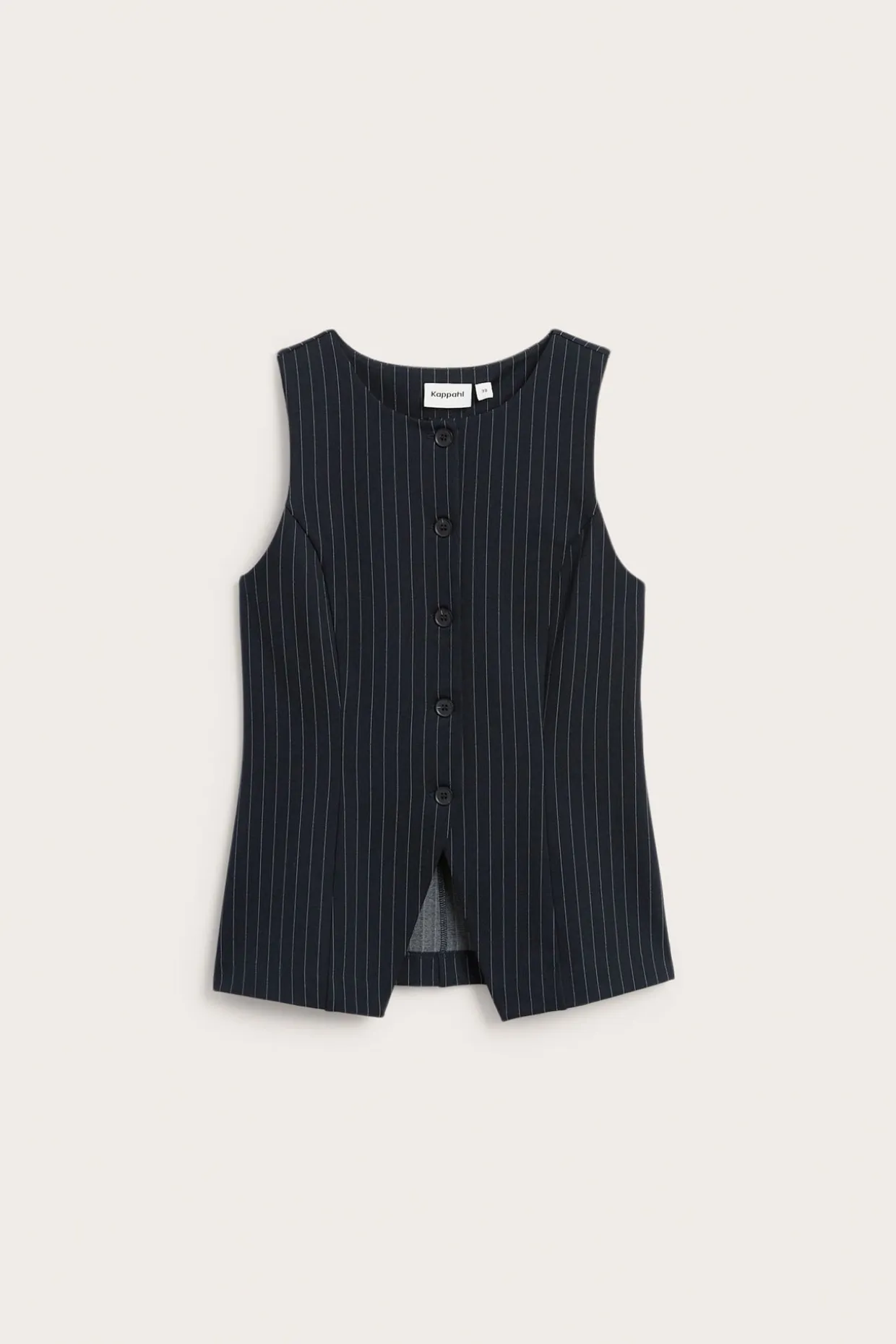 Skreddersydd vest med tynne striper