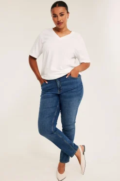 Slim jeans high waist