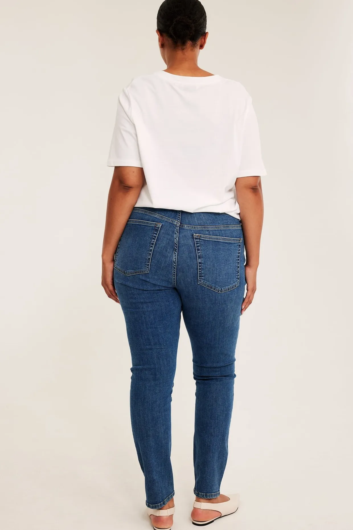 Slim jeans high waist