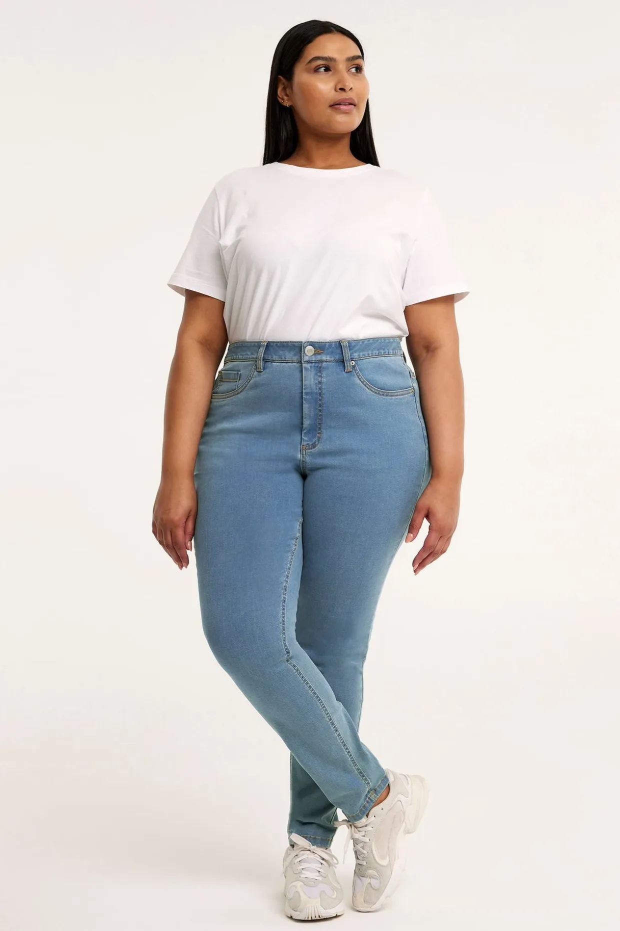 Slim jeans high waist
