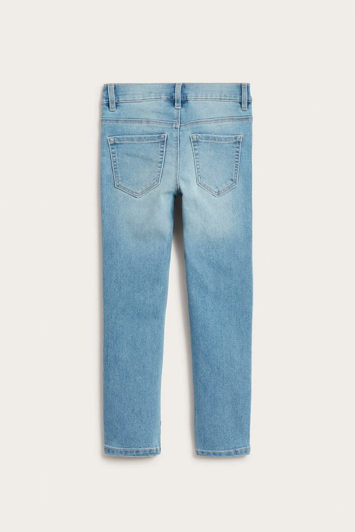 Slim jeggings med sommerfugler