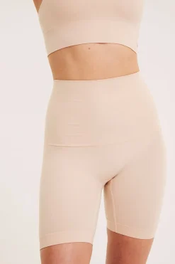 Sømløs shapingshorts med medium hold