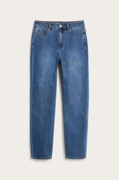 Straight jeans high waist