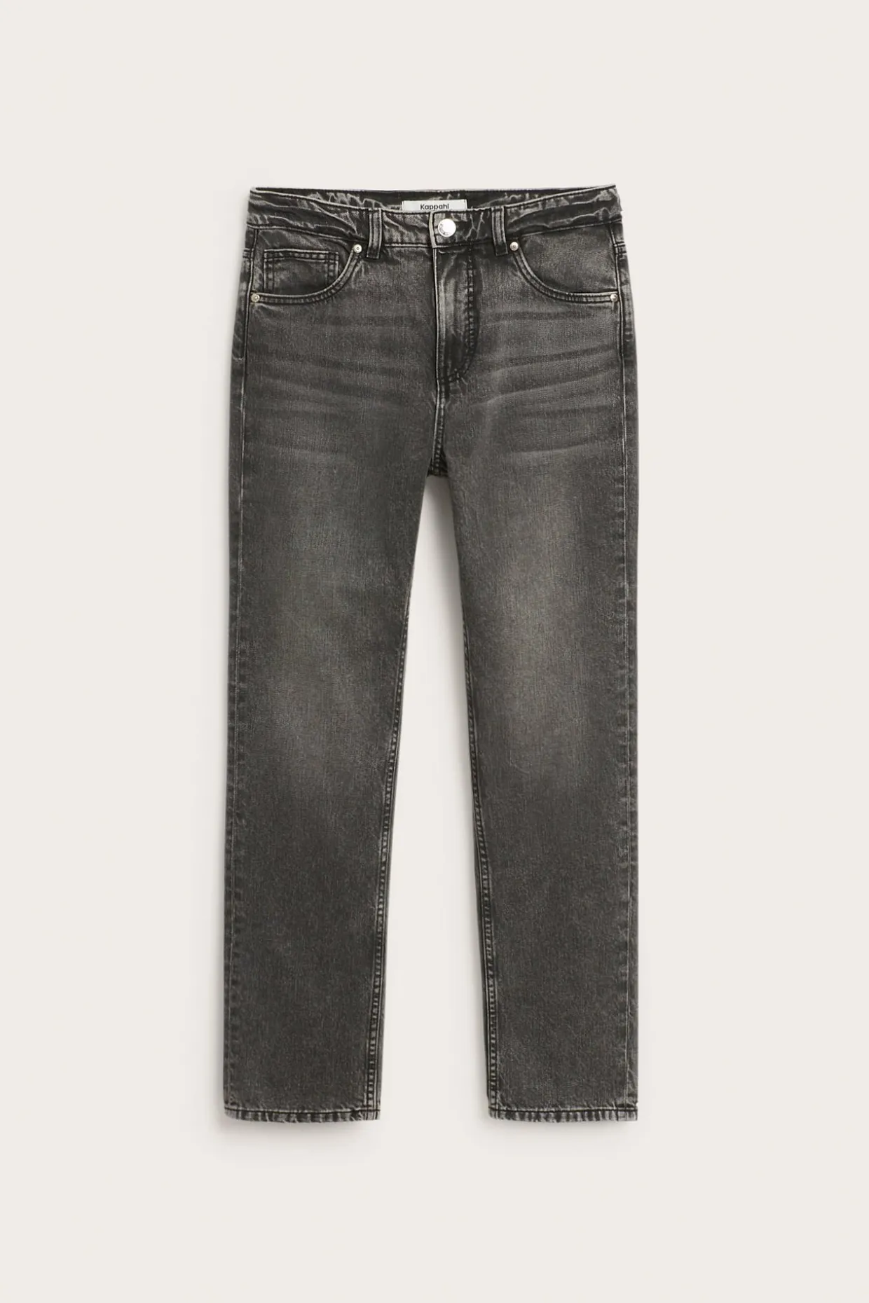 Straight jeans high waist