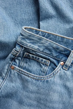 Straight jeans high waist non stretch