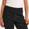 Straight jeans high waist | Svart denim | Dame | Kappahl