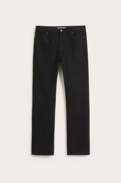 Straight jeans high waist | Svart denim | Dame | Kappahl