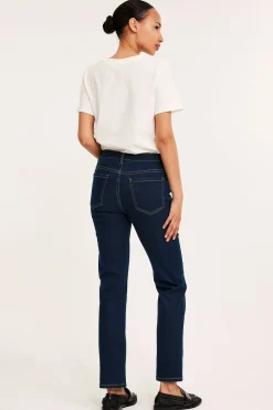 Straight jeans mid waist