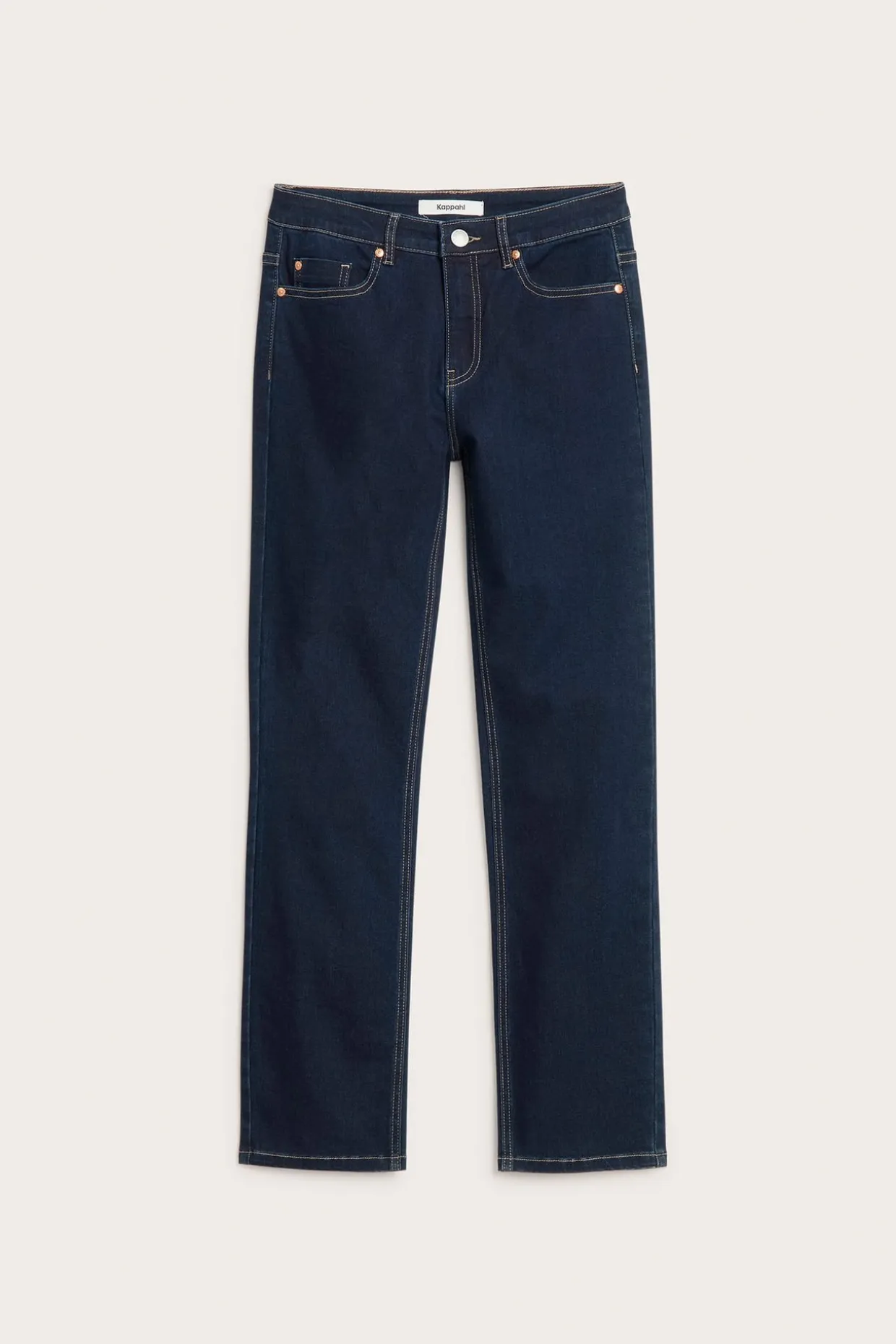 Straight jeans mid waist