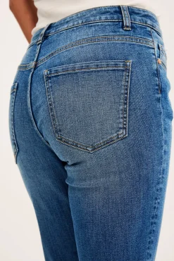 Straight jeans mid waist