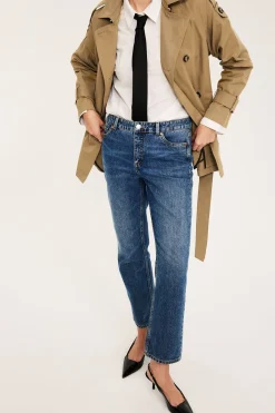 Straight jeans mid waist