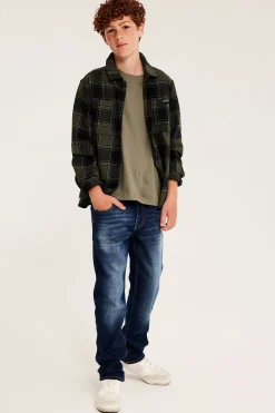 Straight jeans mid waist