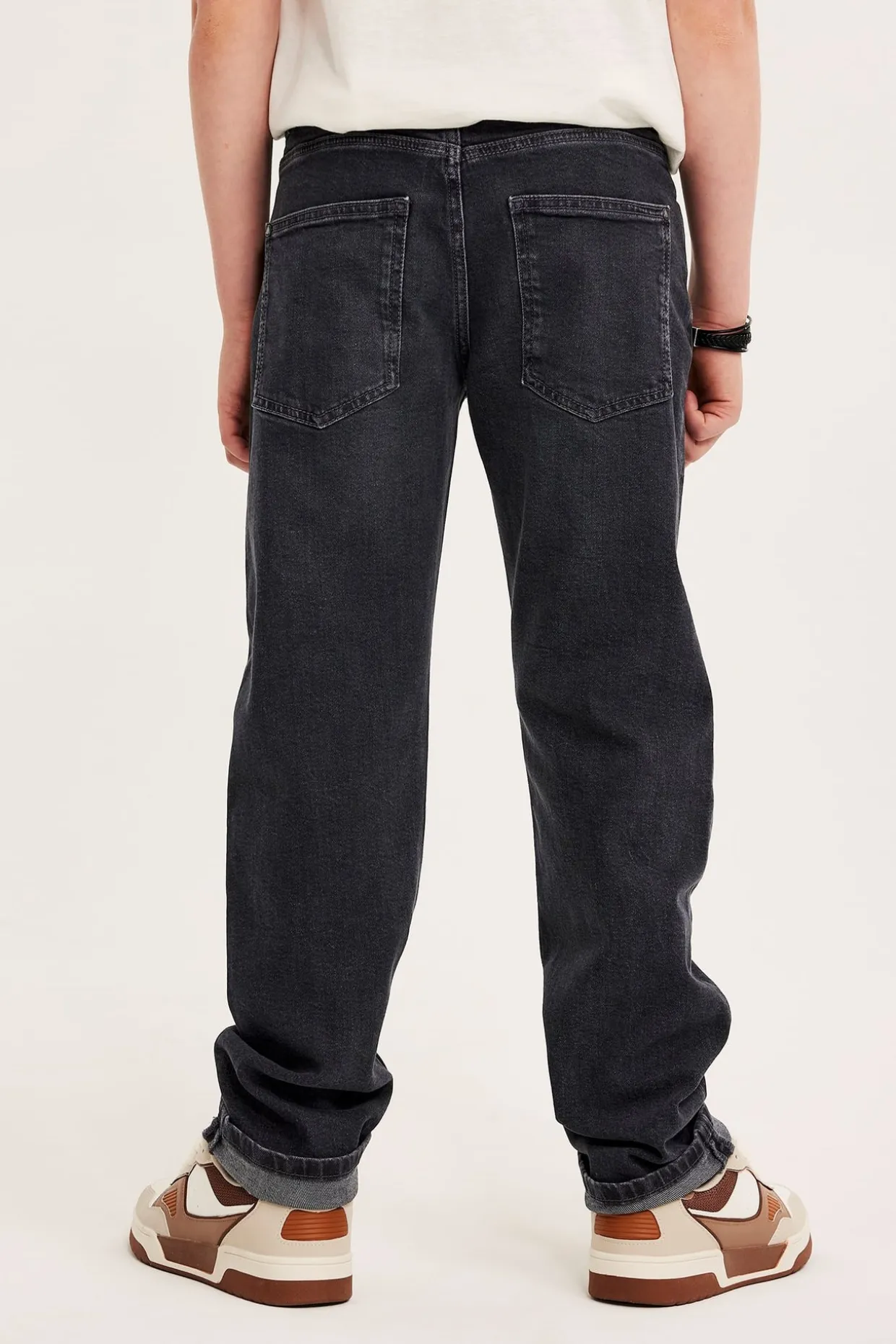 Straight jeans mid waist