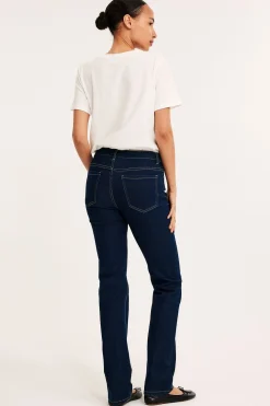 Straight jeans mid waist long leg