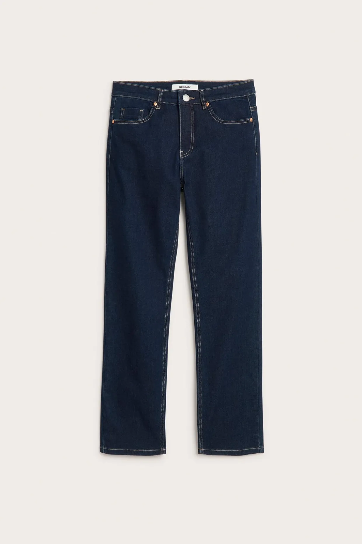 Straight jeans mid waist short leg