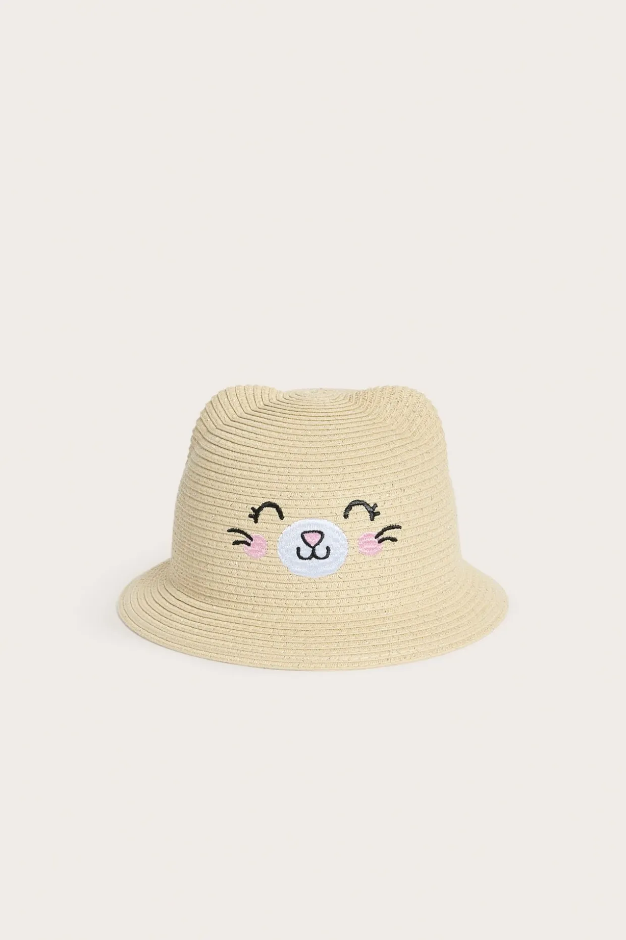 Stråhatt katt