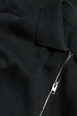Strikket cardigan med glidelås