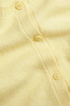 Strikket cardigan med korte ermer