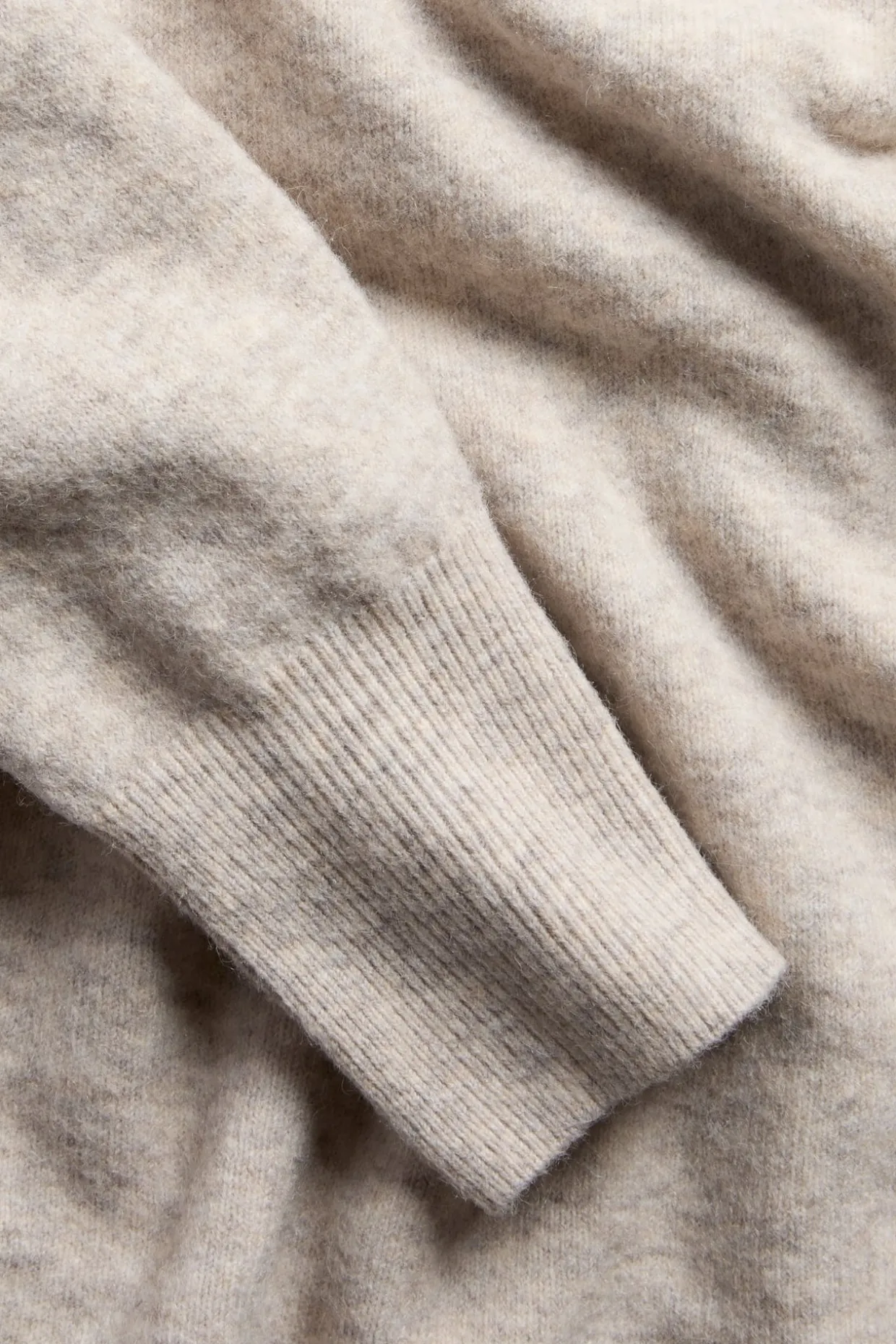 Strikket off shoulder-topp