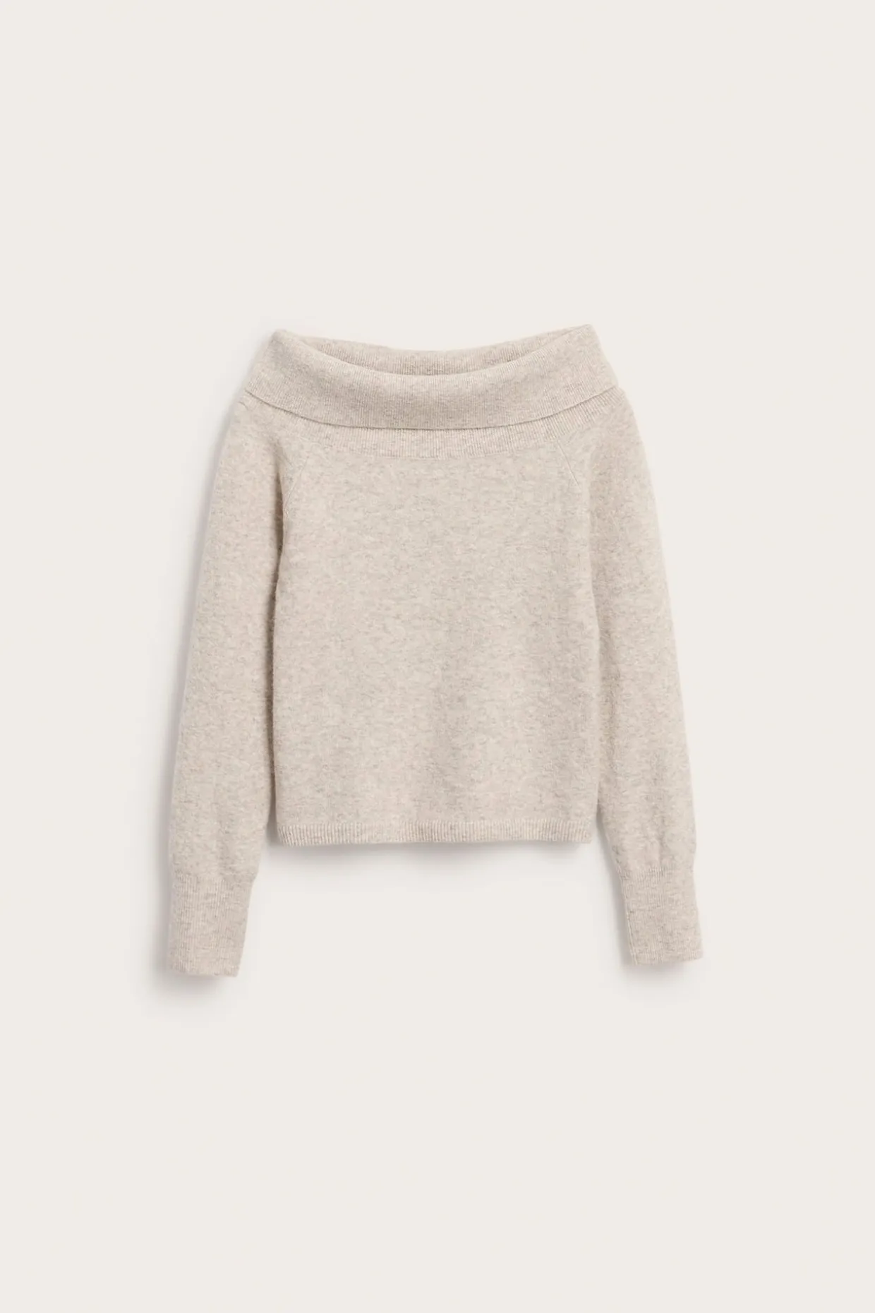 Strikket off shoulder-topp