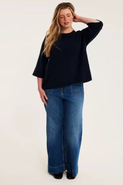 Strikket topp