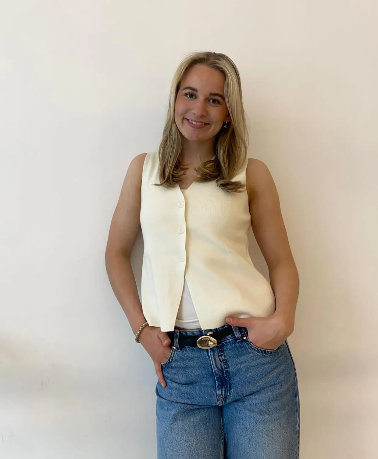 Strikket vest