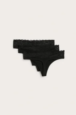 Stringtruse 3-pk i bomull