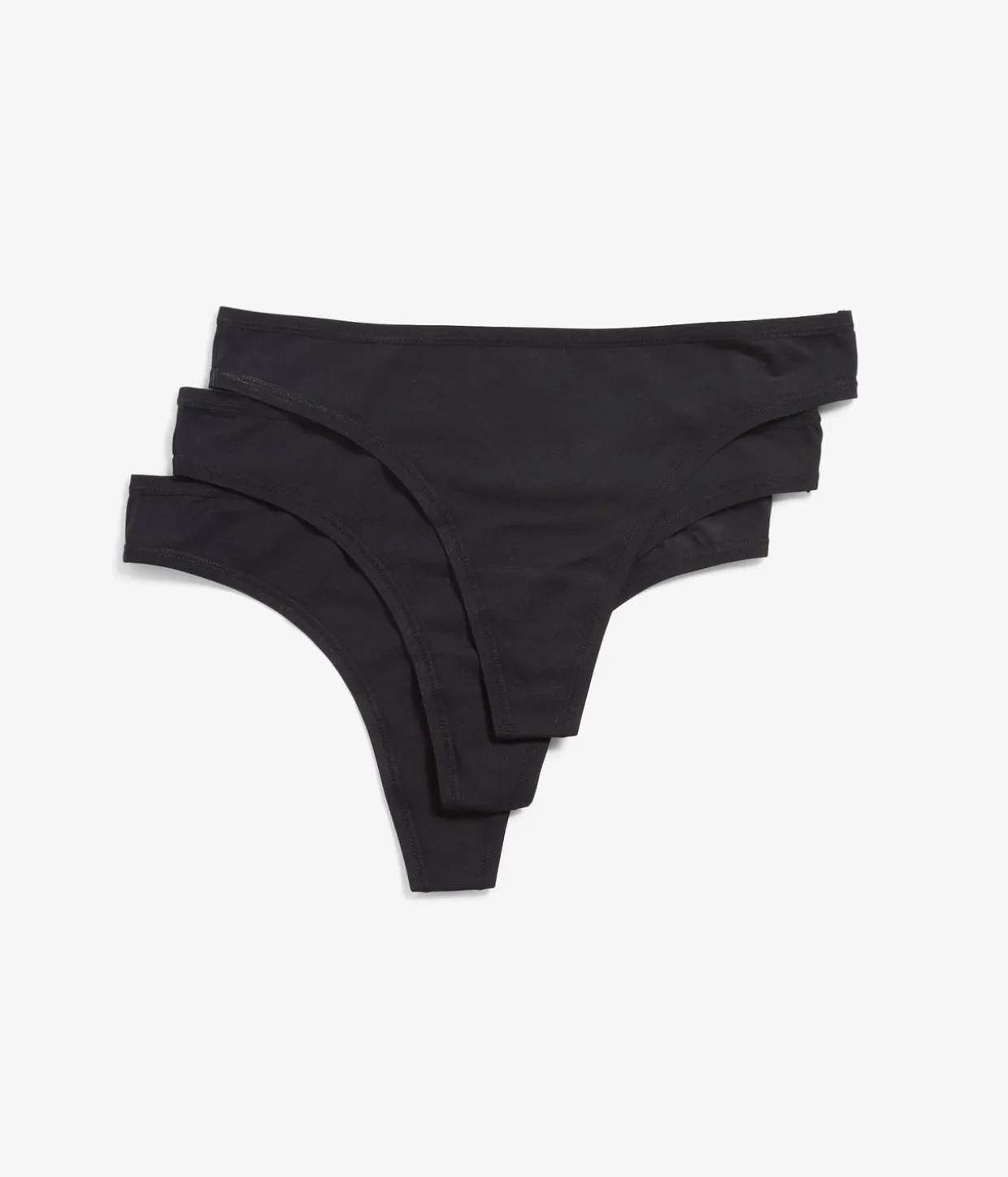 Stringtruse 3-pk i bomull