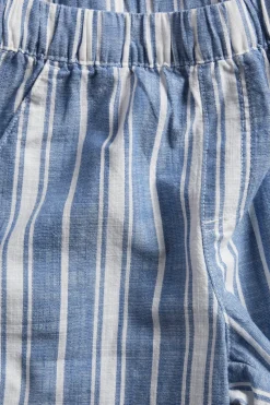Stripete bomullsshorts