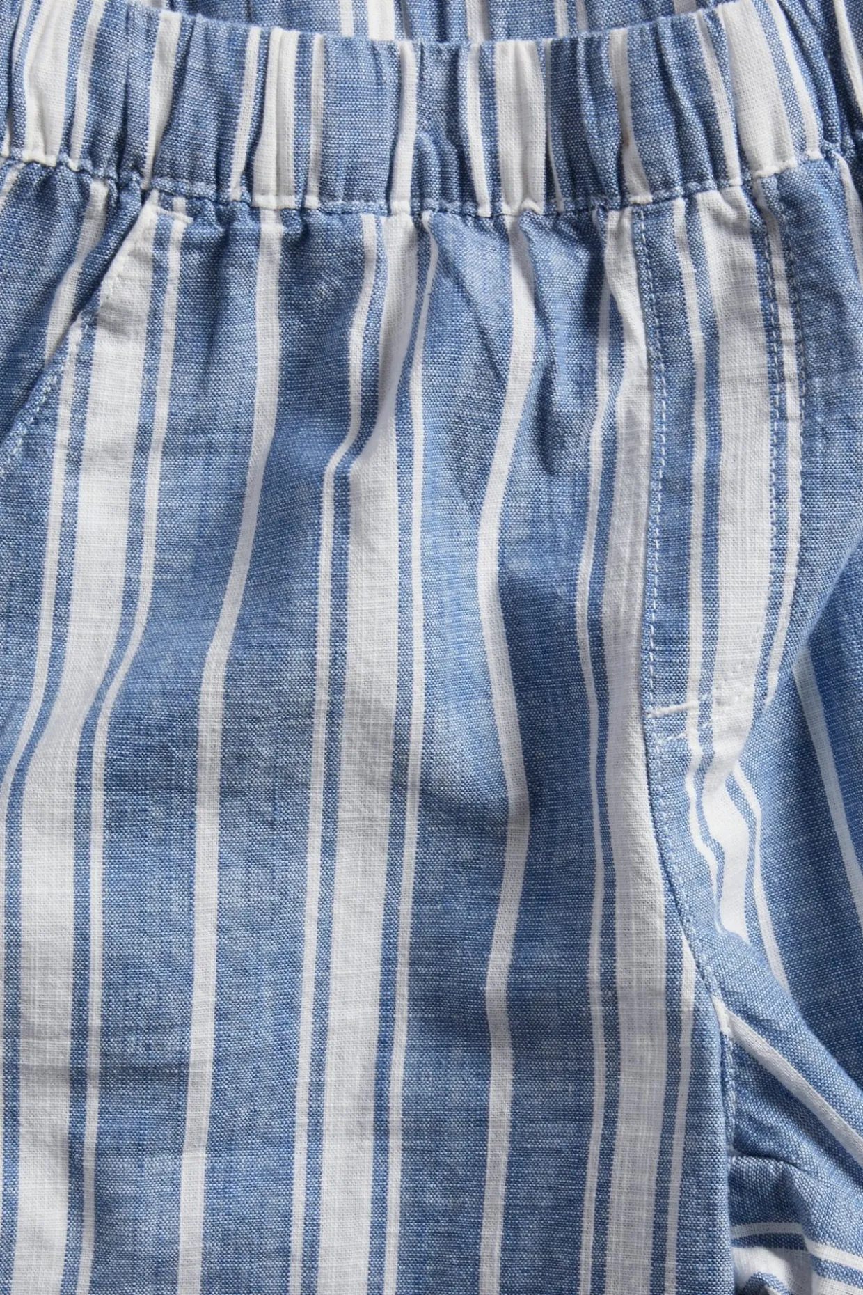 Stripete bomullsshorts