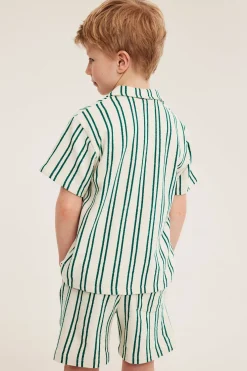 Stripete myke shorts