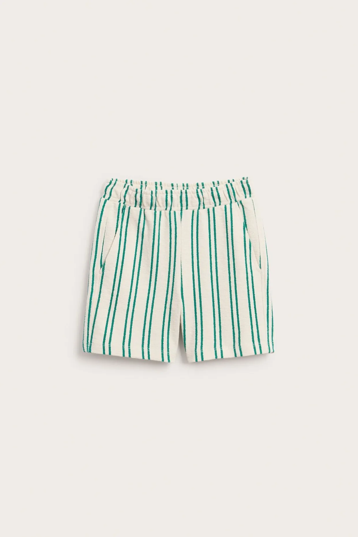 Stripete myke shorts