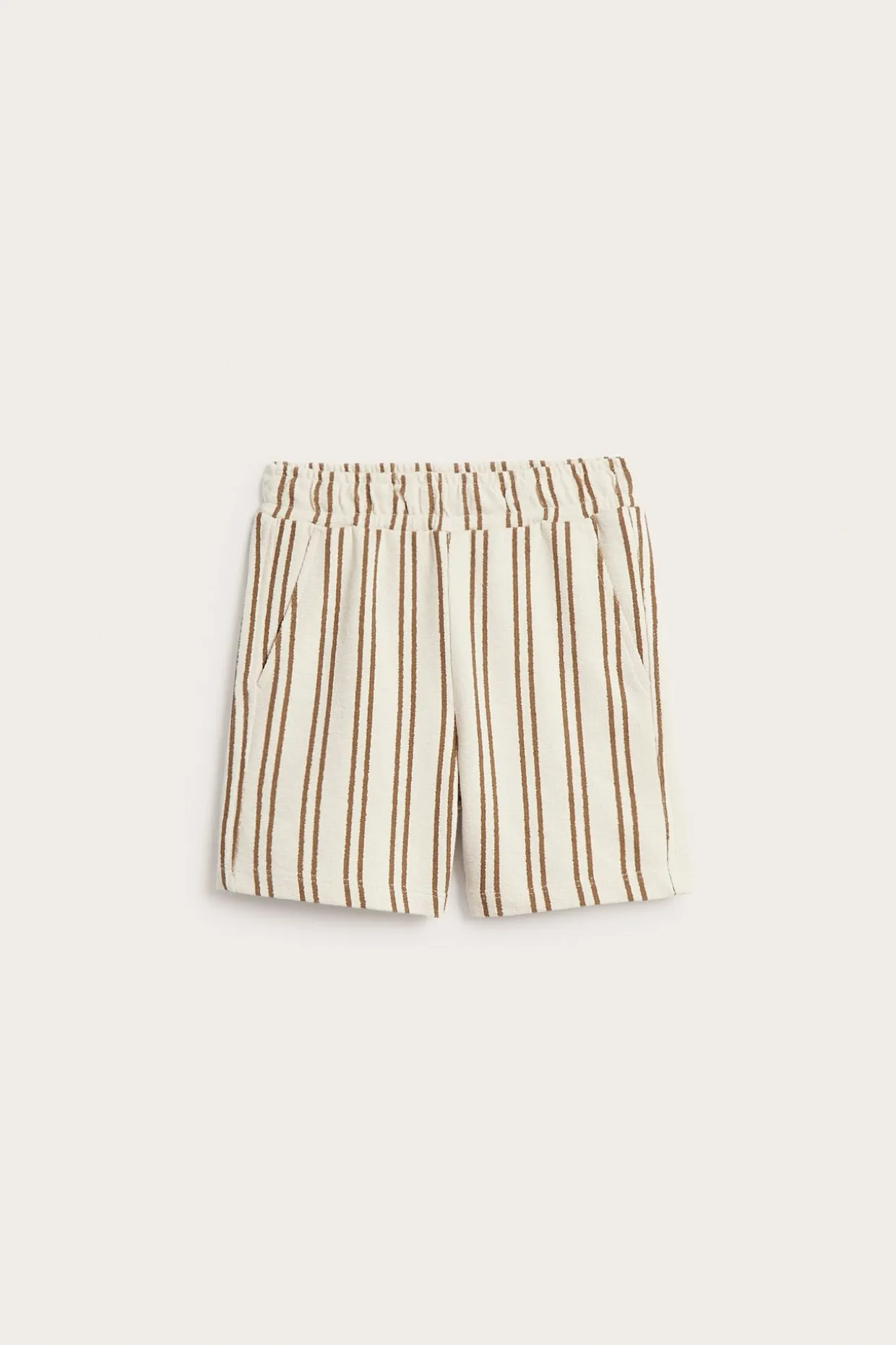 Stripete myke shorts