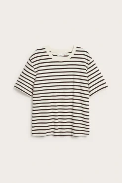 Stripete oversized T-skjorte
