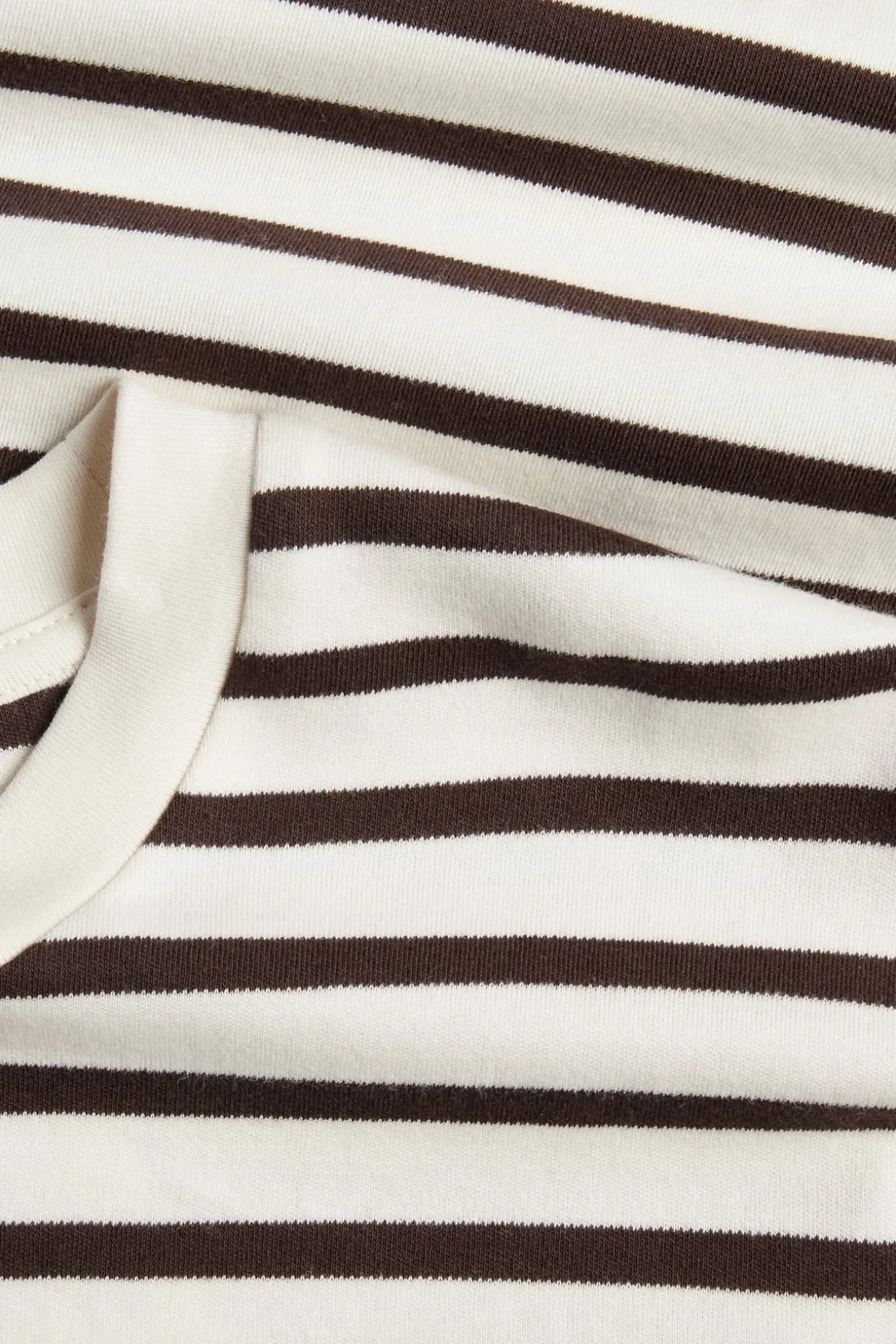 Stripete oversized T-skjorte