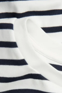 Stripete oversized T-skjorte