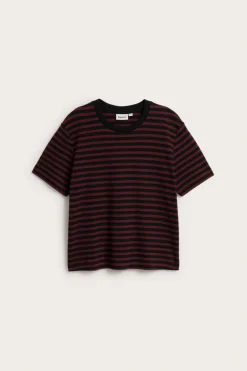Stripete oversized T-skjorte