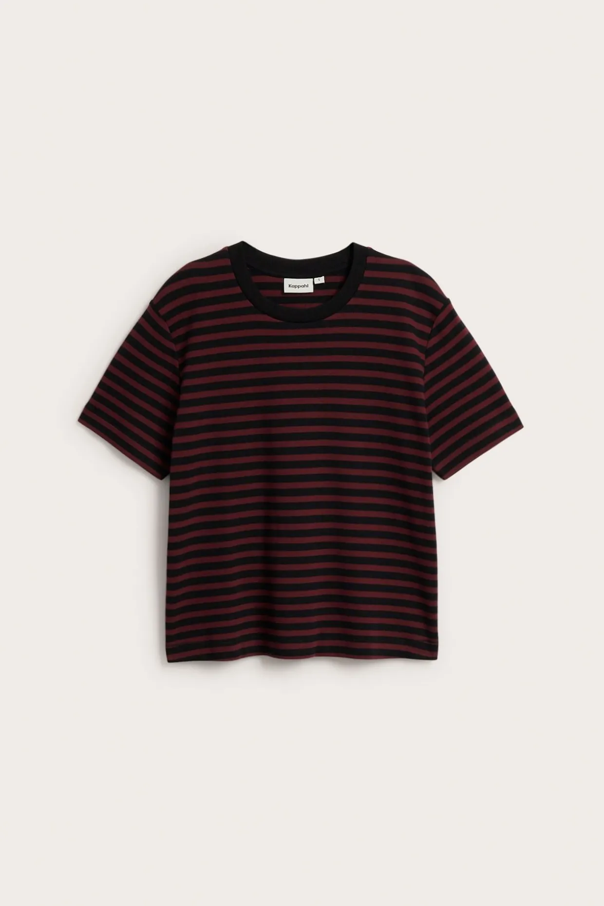 Stripete oversized T-skjorte