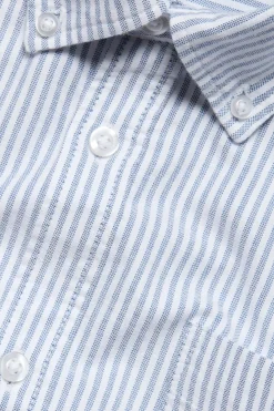 Stripete oxfordskjorte regular fit